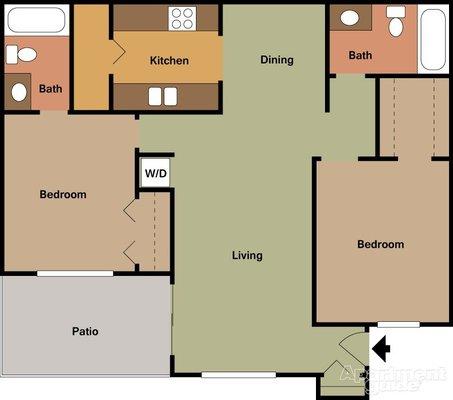 2X2 Floorplan