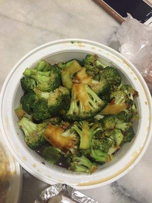 Broccoli With Garlic Sauce