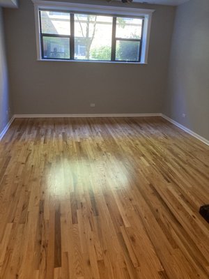 Refinished floors