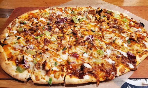 Buffalo Chicken Tavern Cut Pizza