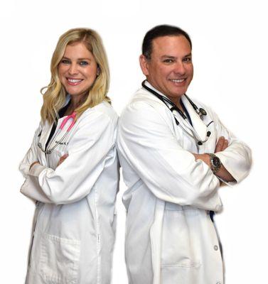 Dr. Simmons and Molly Springate, NP