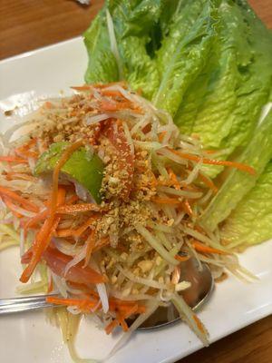 Thai Style Papaya Salad (Som Tum)