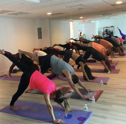 Our Hatha Yoga class with Mayara Beckhauser