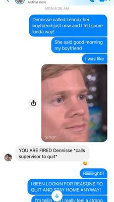 Dennisse sexualized my son calling him her boyfriend and I talked to my best friend about it because I was upset.