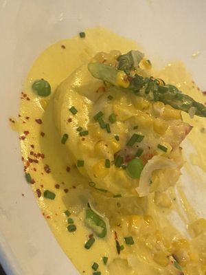 Lobster ravioli