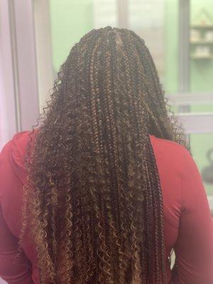 Bohemian Box Braids