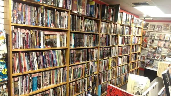 Thousands of trade paperbacks & hard cover graphic novels in stock!