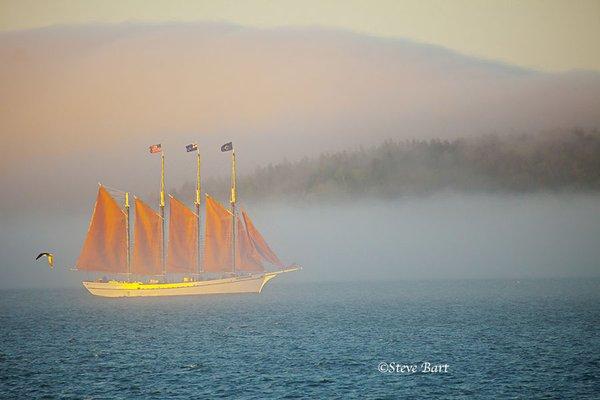 0207 Sunset  * Frenchman Bay, Bar Harbor