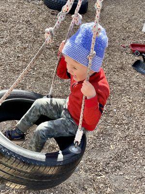 Playground fun! We love Aleph's emphasis on outdoor education. (Photo by Gimmel teacher Miss Bella.)