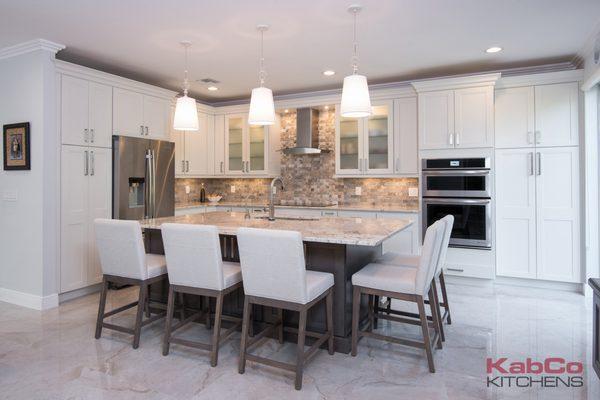 French Vanilla Cabinets - Kitchen Remodel in Coconut Creek