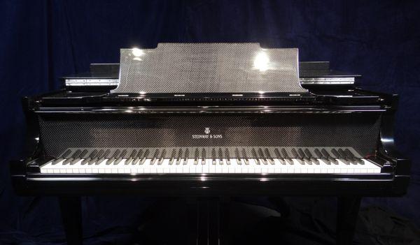 Customized Steinway & Sons Ebony Black with Carbon Fiber