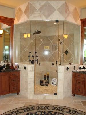 Tile shower