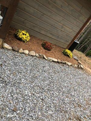 Final picture of flower bed. Give us a call for any and all outdoor needs!