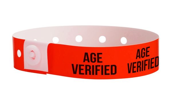 Age Verification Security Wristbands