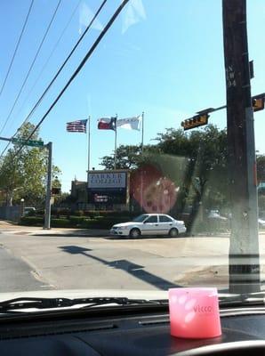 main cross street at Ables and Walnut