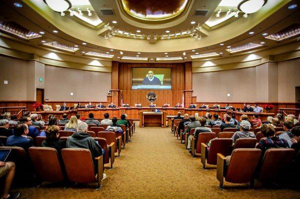 Council Chamber Audio Visual, Voting & Control Room System