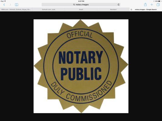 Need a Notary, here I am.  Come see me.