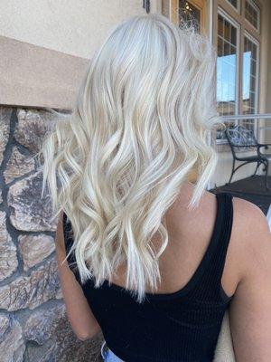 Platinum Blonde by stylist Renee