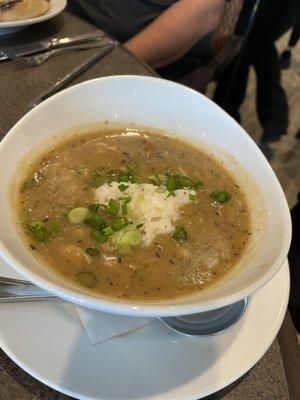 Chicken and sausage gumbo