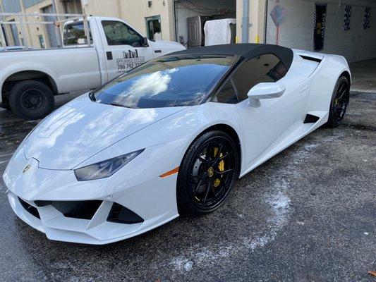 Lamborghini Huracan. Regular client.