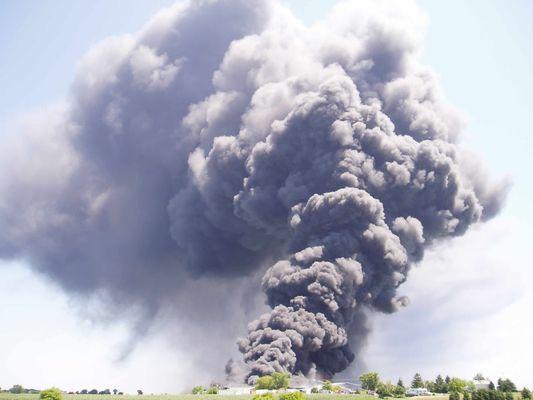 Watertown Tire Fire, July 10, 2005, Watertown, Wisconsin