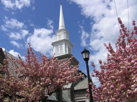 1st Pres is located at the top of Greenwich Avenue.