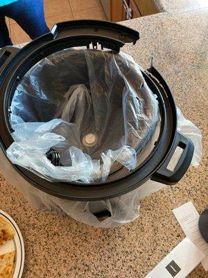 Broken lid on instant pot.