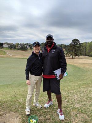 Starter and marshall Gerald Robinson. He was an NFL DE. Played for the Vikings, Chargers, and Rams. He's the Auburn all-time sacks leader.