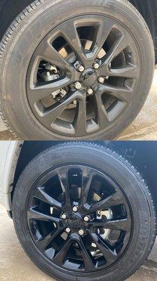 Rim and wheel cleaning