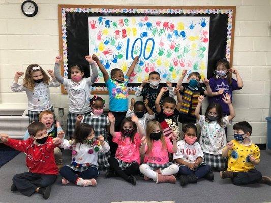 K5 class... 100th day celebration