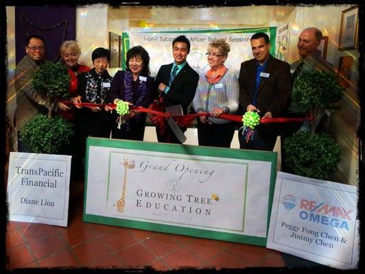 Our Grand Opening Party with the Mayor of San Gabriel and San Gabriel Chamber of Commerce President.