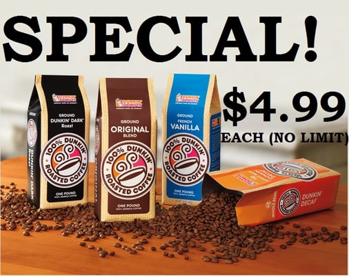 LB Coffee $4.99 each