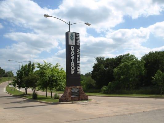 The Bastrop Industrial Park just of Hwy 71 and Hwy 95 in Bastrop Texas.