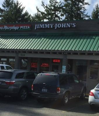 Next door to Papa Murphy's