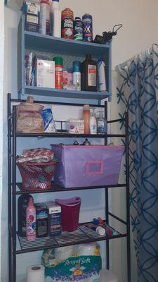 After pic of the bathroom Organization