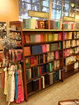 A variety of journals and diaries.