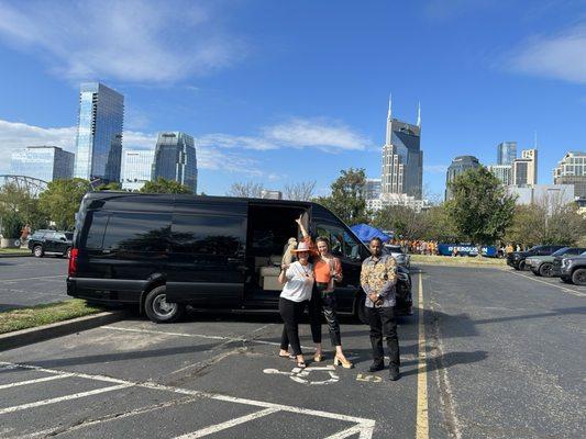 Luxe CEO Sprinter at Nissan Stadium for the Vols game!