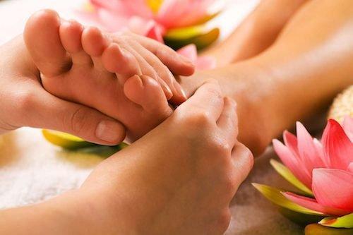 Reflexology foot massage