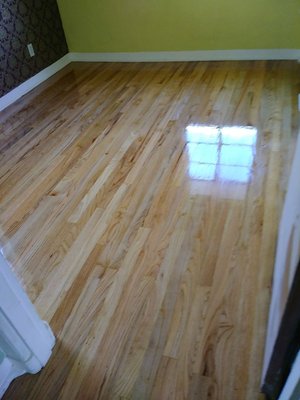 Completed floor