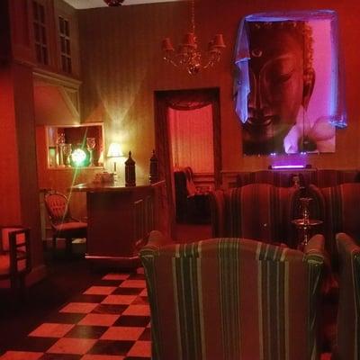 A brand new hookah bar and lounge at the Grande Royale hotel in Binghamton New York