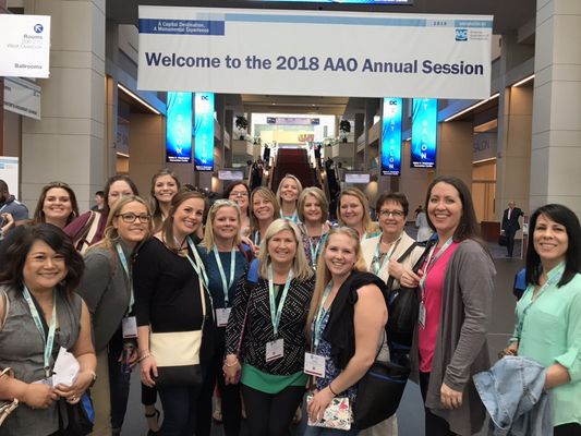 At the 2018 American Association of Orthodontists Annual Session - Washington DC