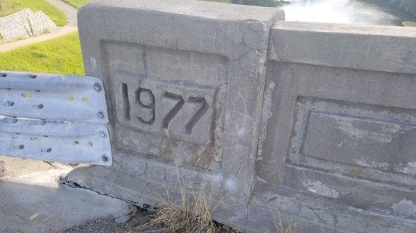 One of five dams built in the Dayton area  for flood control...