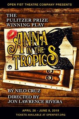 Poster artwork for "Anna in the Tropics"