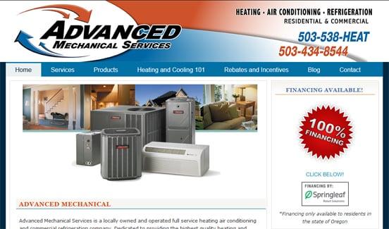 Website Design for Air Conditioning & Heating Services by BOING | Portland, OR