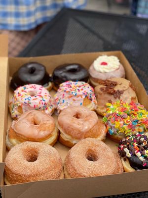 Dozen donuts