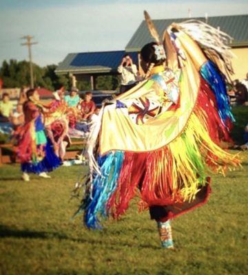 Native American slow wind dancer (Courtesy of Chad Banks)