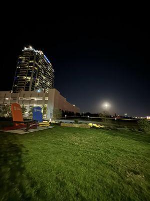 Giant Adirondack chairs