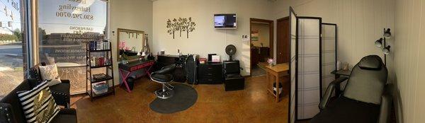 Newly remodeled salon