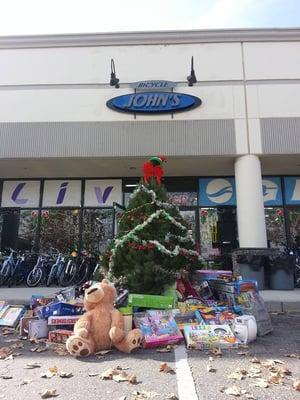 Bicycle Johns Annual Holiday Charity Toy Ride December 2014