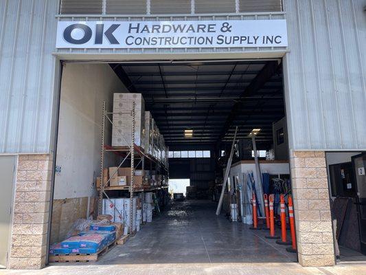 The entrance of OK Hardware and Construction Supply